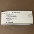 930299 Bd Chloraprep Frepp Clear - 1.5ML Applicators Box Of Exp 3/2028 New. Price: $24.99.
