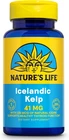 Natures Life Icelandic Kelp 41MG Tablets, Iodine Support, 250CT New. Price: $14.55.