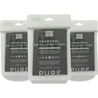 Earth Therapeutics Charcoal Exfoliating Towel With Bamboo 1 Ct 3 Pack New. Price: $28.99.