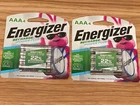 Energizer Rechargeable Aaa Batteries Nimh 800 Mah Pre-charged 4 Count New. Price: $15.00.