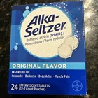 Alka-seltzer Effervescent Tablets Original Formula Relief Of Heartburn 24CT 5/27 New. Price: $9.02.