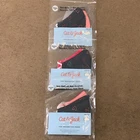 Of 3 Cat & Jack Kids One Size Black Hearts Pink 2 Pack Cloth Face Masks Nwt New. Price: $14.99.