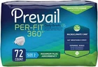 Prevail Per-fit 360 Adult Brief Large 45''-62'' Heavy Absorbency -72/CASE New. Price: $51.83.