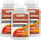 3 Pack Best Naturals Cinnamon 500 Mg 250 Capsules New. Price: $31.82.