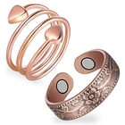 Feraco 2PCS Copper Rings For WOMEN,99.99% Pure Magnetic Thumb With New. Price: $14.99.