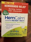 Boiron Hemcalm Hemorrhoid Relief Tablets, 60 Count Exp 04/2027 New. Price: $6.99.