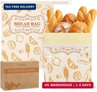 Homelove 2 Pack Beeswax Bread Bags For Sourdough Homemade - Reusable Organ New. Price: $23.61.