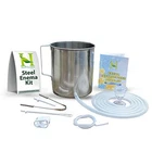 Healthgoodsin - High Grade Stainless Steel Enema Kit (2 Quart) With Platinum New. Price: $40.99.