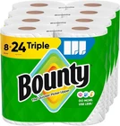 Bounty Select-a-size 8 Triples 24 Regular Rolls Paper Towels White New. Price: $21.00.