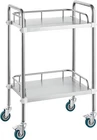 Vevor Lab Rolling Cart, 2-SHELF Stainless Steel Serving New. Price: $79.99.