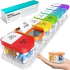Odaro Extra Large Weekly Pill Organizer, Xl Box 7 Day Am Pm, Jumbo Medic... New. Price: $41.79.