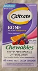 Chewables 600 +D3 Plus Minerals Count Caltrate Calcium Vitamin Sugar 09/2026 New. Price: $13.49.