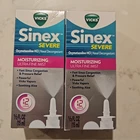 Vicks Sinex Severe Moisturizing Ultra Fine Mist Nasal Sprays X2 2027+ New. Price: $17.49.