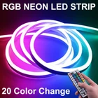 12V Smd 3535 Rgb Flexible Led Strip Waterproof Sign Neon Lights Silicone Tube Us New. Price: $27.99.