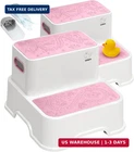Harwaya Pink Toddler Step For Bathroom Sink 2 Pack, Kids Stools G New. Price: $48.07.