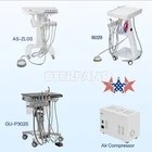 Dental Mobile Delivery Unit System Treatment Cart/silent Oil-free Air Compressor New. Price: $1241.99.