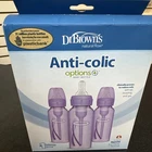 Dr Brown's 8 Oz Anti Colic Baby Bottles 3 Pack Lavender Bpa Free Narrow New. Price: $17.00.