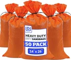 Durasack Heavy Duty Bags With Tie Strings Empty Woven Polypropylene Sand-ba New. Price: $55.99.