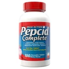 Pepcid Complete 100 Chewable Berry Flavor Antacid Dual Action Reducer New. Price: $34.95.