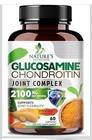 Nature's Nutrition Glucosamine Chondroitin Joint Support 2100MG 60 Capsules Msm New. Price: $29.69.