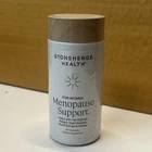 Menopause Support Supplements For Women 60 Count Stonehenge Health 11/27 Sealed New. Price: $34.99.