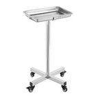 Vevor Mobile Mayo Stand Stainless Steel Tray 25.2"-39.8" With New. Price: $62.90.