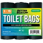 Biodegradable Toilet Bags 8 Gallon For 5 Buckets Camping & Outdoor Use New. Price: $24.89.
