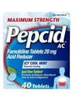 Pepcid Ac Maximum Strength 20MG Icy Cool Mint 40 Tablets EXP7/2027 Box Cut New. Price: $11.00.