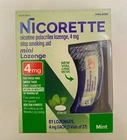 *nicorette Stop Smoking Aid Mini -81 Lozenges, Mg- Peppermint New. Price: $27.00.