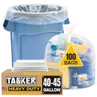 45 Gallon Trash Bags Heavy Duty, (huge 100 W/ties) Clear Recycling Extra... New. Price: $56.22.