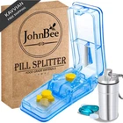 Johnbee Pill Cutter Best For Small Large 3 Piece Set, Blue New. Price: $11.64.