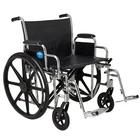 Medline Excel Extra-wide 24" Bariatric Wheelchair Supports To 500LBS Open Box. Price: $250.00.