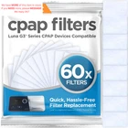 Cpap Filters Compatible With The React 60 Count (pack Of 1), White New. Price: $20.99.