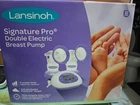 New Lansinoh Signature Pro Double Electric Breast Pump - White/purple. Price: $45.00.