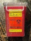 Bd Sharps Container 1.5 Qt #305487 Red Biohazard Needle Collector New. Price: $9.66.