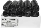 High Density Trash Bags, Gallon, 250 Count, 16 Micron (eq), 33" X 40", Black, New. Price: $47.80.