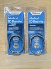 Lot Of 2 Walgreens Diabetic Medical Id Bracelet Customizable Size New. Price: $11.95.