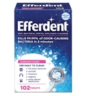 Efferdent Complete Anti-bacterial Daily Denture Cleanser Tablets 102 New. Price: $11.99.