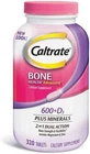 Caltrate 600+D3 Calcium & Vitamin Supplement 320 Ct Tablets Exp 08/2028 New. Price: $25.50.