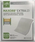 *10-PACK* Medline Maxorb Extra Ag Alginate Wound Dressing 4" 4.75" MSC9445EP New. Price: $58.99.