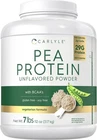 Pea Protein Powder 7LB Unflavored 29G With Bcaas By Carlyle New. Price: $59.99.