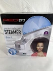 Red Pro Hair Therapy Steamer 2-IN-1 Facial Bonnet Dryer White STMR01 Excell Open. Price: $94.99.