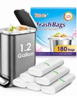1.2 Gallon 180 Counts Small Strong Trash Bags 5 Liter Garbage Bathroom Bin New. Price: $13.19.
