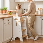 Cosyland Toddler Standing Tower Adjustable Height (no Large, Natural & White New. Price: $150.99.