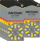 60 Rayovac Extra Advance Hearing Aid Batteries Size 10 Packs Of New. Price: $21.49.