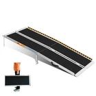 Wheelchair Ramp 6FT 800LB Capacity Folding Aluminum Non Slip Black Portable New. Price: $369.99.
