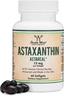 Astaxanthin 12MG Max Strength (only Patented (astrareal) With... New. Price: $37.29.