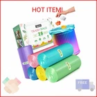 2.6 GALLON/330PCS Strong Trash Bags Colorful Clear Garbage By Teivio, Bathr New. Price: $28.87.