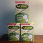 Polident 3 Minute Antibacterial Denture Cleanser 84 Tablets Packs Exp 08/2026 New. Price: $12.99.