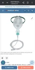 Pediatric Aerosol Mask 1/PC With 6CC Cup 7' Standard Tube Connector Replacement New. Price: $12.95.